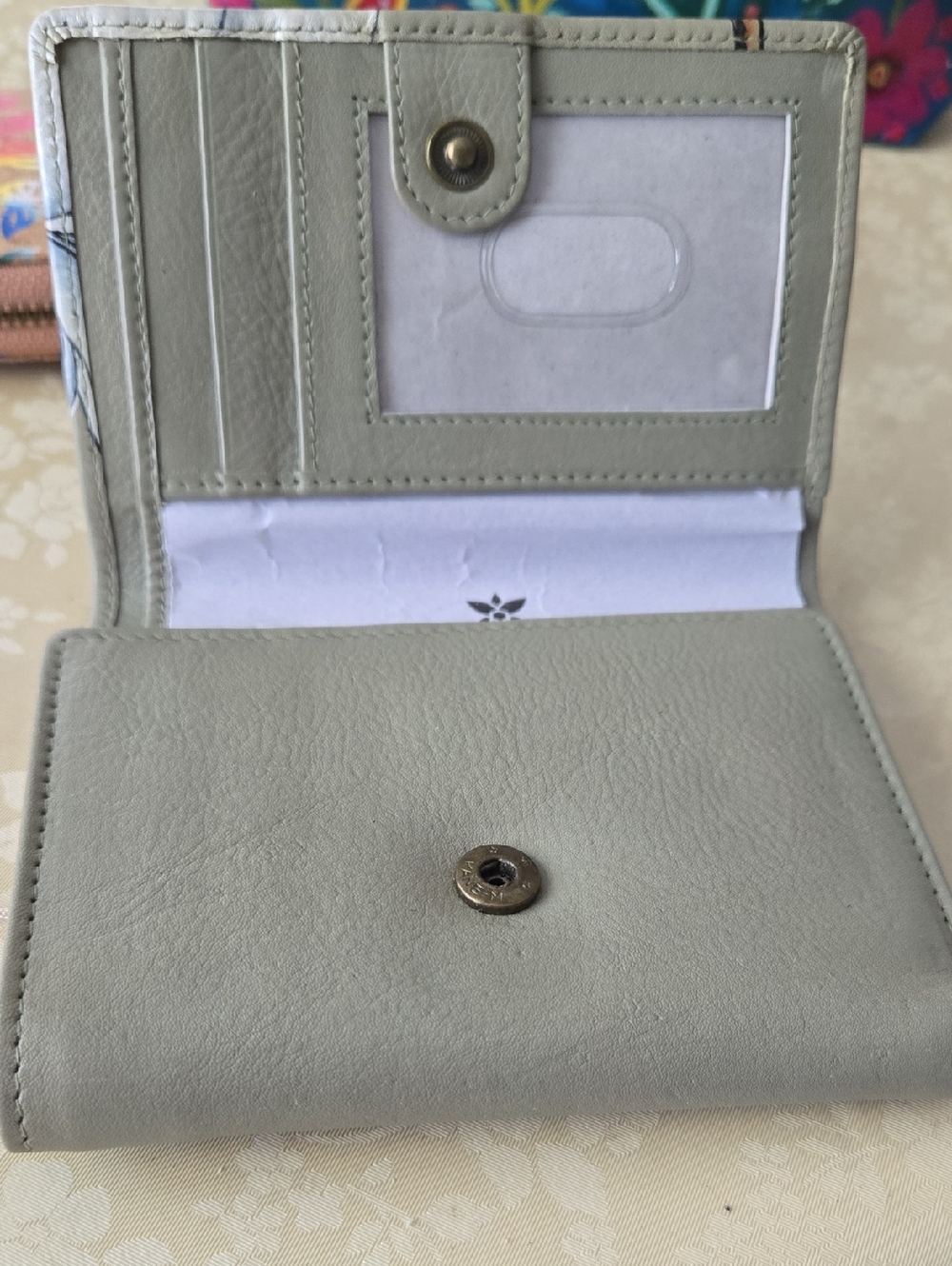 NWT ANUSCHKA ALL LEATHER WALLET - Picture 4 of 9